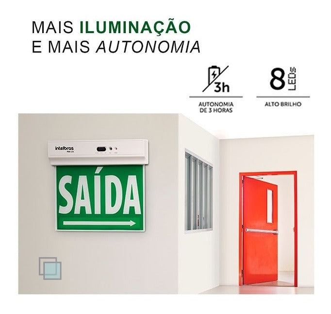 Sinalizador de Saída LED Standard Verde com Seletor – Zeus do Brasil - Thony Ferragem