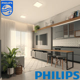 Luminária Led Quadrada 18W Sobrepor DL252 4000K Philips - Thony Ferragem