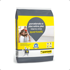 Argamassa Piso Sobre Piso Interno Branco 20kg Quartzolit - Thony Ferragem