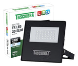 Refletor Holofote Tr Slim Preto 30w Autovolt 6500k Taschibra - Thony Ferragem