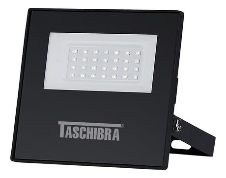 Refletor Holofote Tr Slim Preto 30w Autovolt 6500k Taschibra - Thony Ferragem