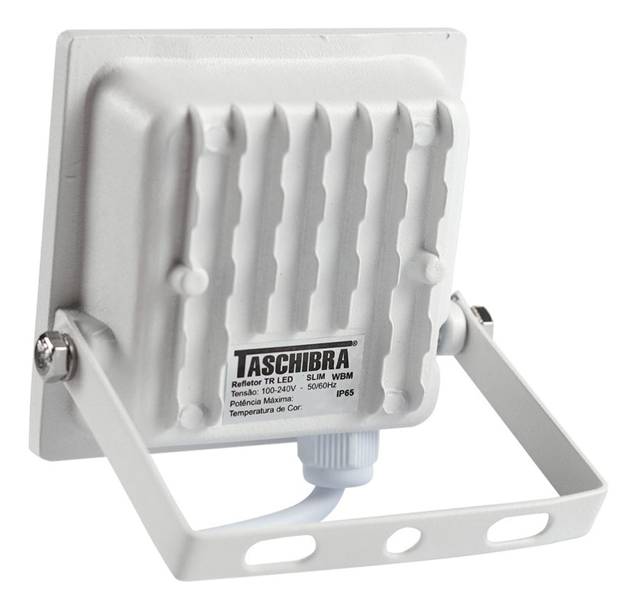 Refletor TR LED 30W SLIM 3000K Branco Taschibra