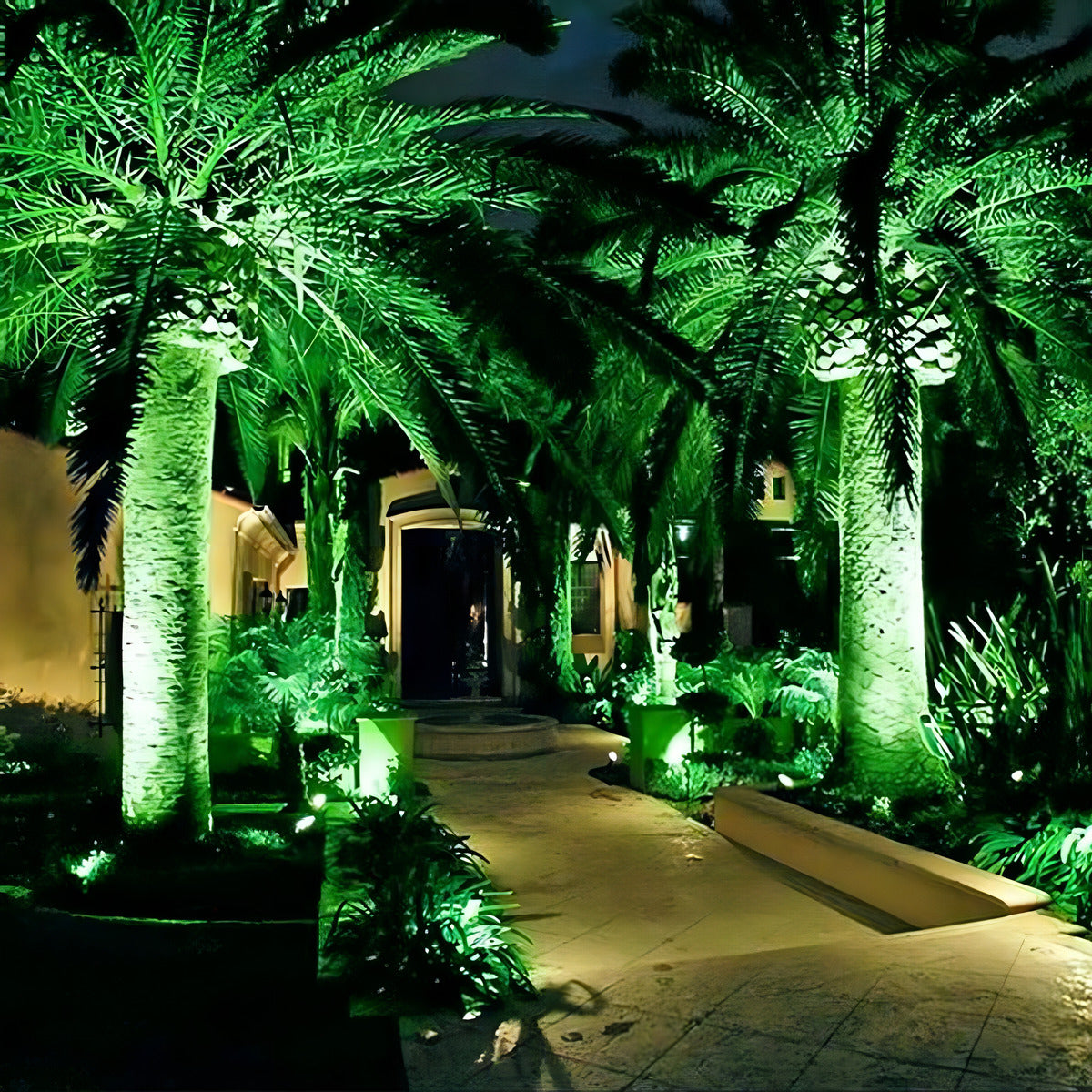 Refletor Preto Led 50w Tr Slim Luz Verde Taschibra - Thony Ferragem