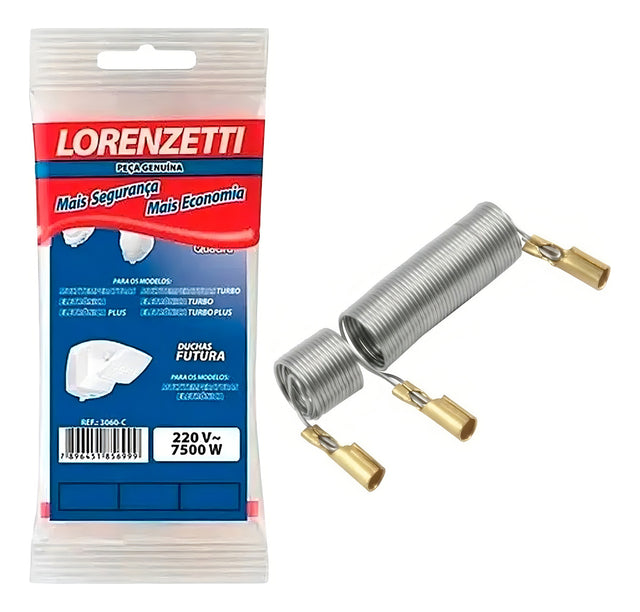 Resistencia Ducha Duo Shower 7500w 220v Lorenzetti - Thony Ferragem