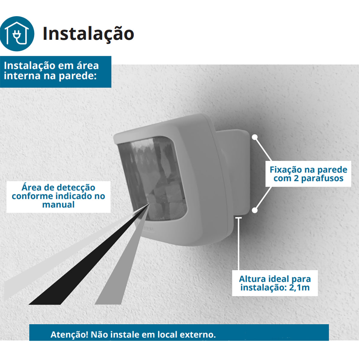 Sensor De Presença Frontal Xcontrol Exatron - Thony Ferragem