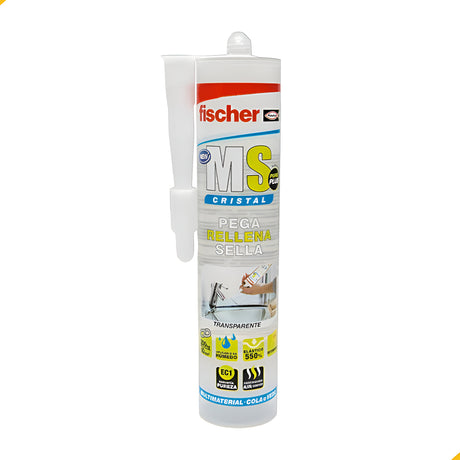 Selante Ms Transparente 300ml Fischer - Thony Ferragem