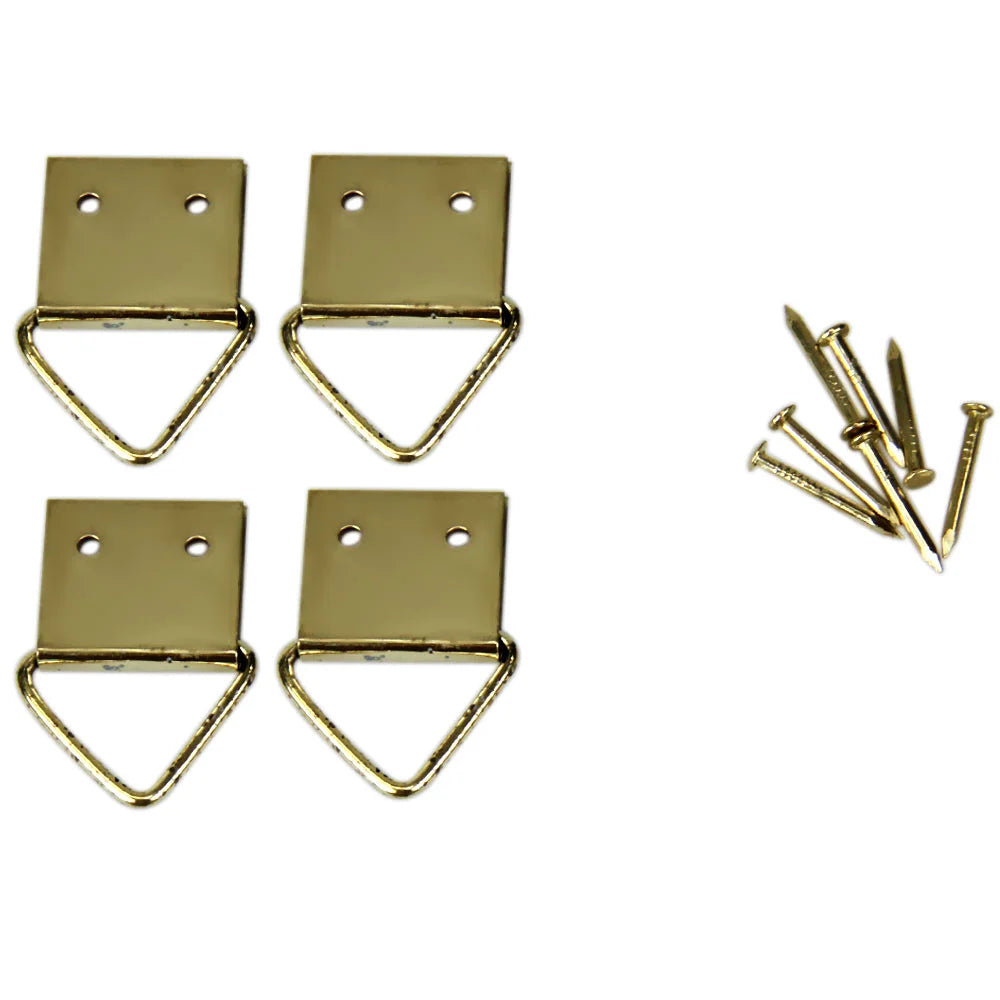 Cartela Gancho Triangulo P/ Quadro  C/ 4pc BemFixa