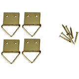 Cartela Gancho Triangulo P/ Quadro  C/ 4pc BemFixa - Thony Ferragem