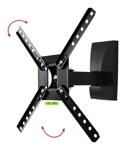 Suporte Articulado Simples 3 Mov Tv 10" A 56" Brasforma - Thony Ferragem