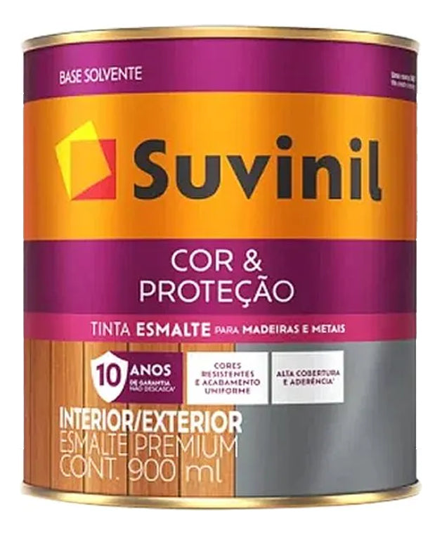 Tinta Esmalte Sintetico Brilhante Aluminio 0.90l Suvinil - Thony Ferragem
