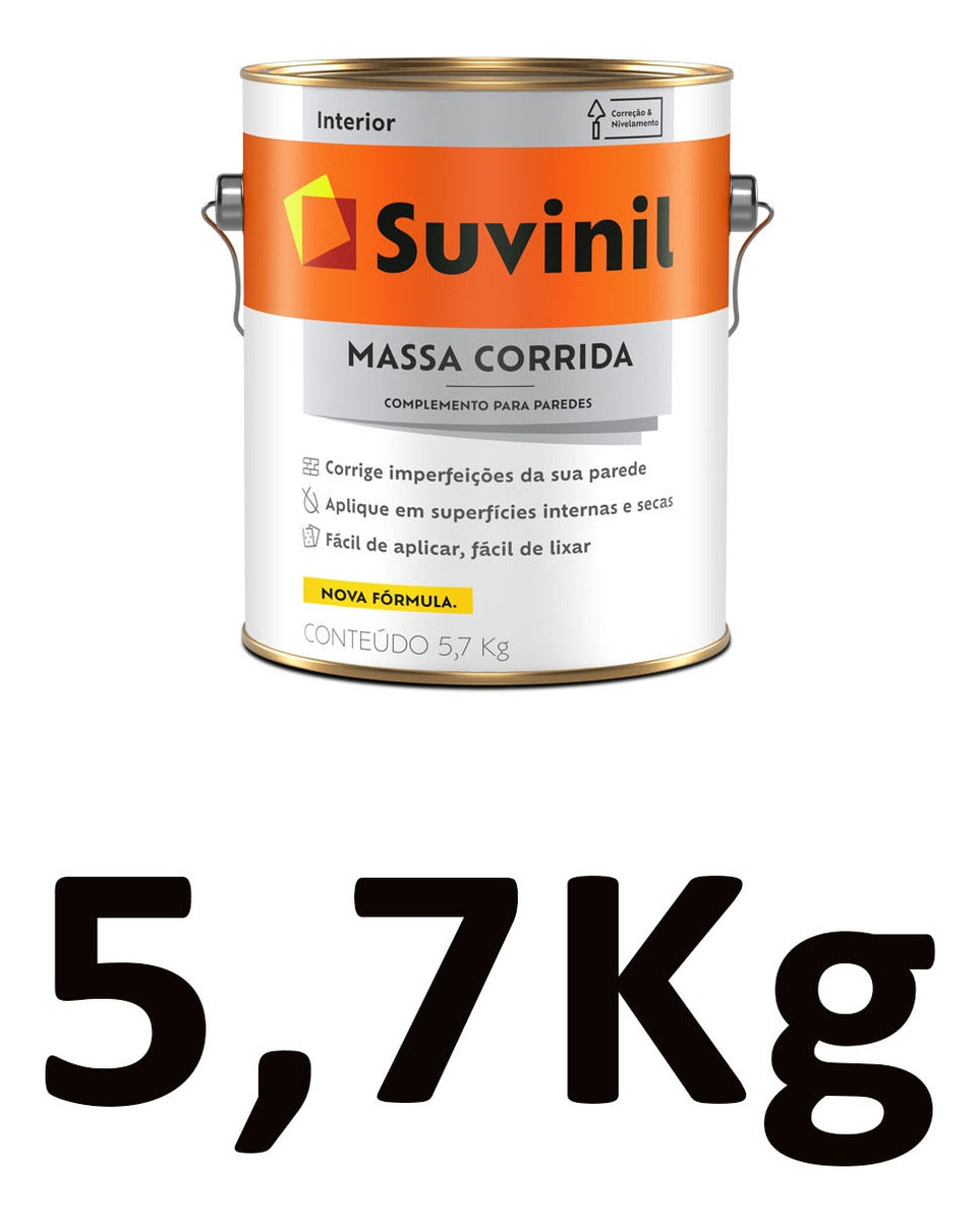 Massa Corrida Pva 5,7kg Suvinil