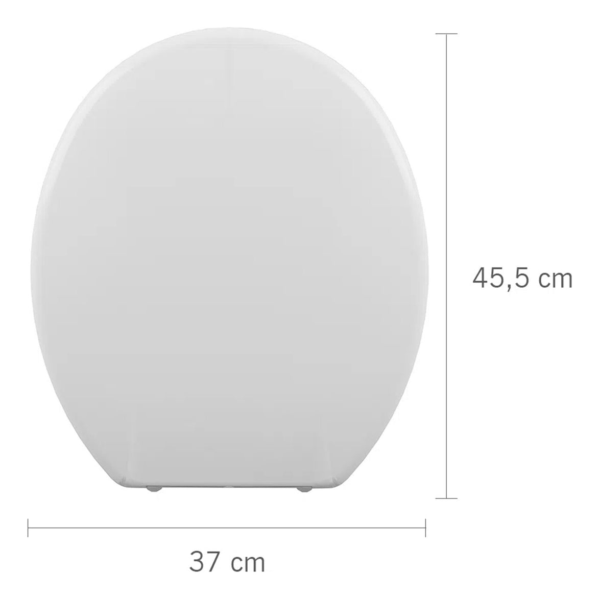Assento Sanitario Astra Oval Slim Almofadado