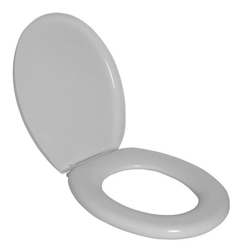 Assento Sanitario Astra Oval Slim Almofadado