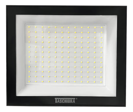 Refletor Led Slim 150w 6500k Bivolt Preto Taschibra - Thony Ferragem