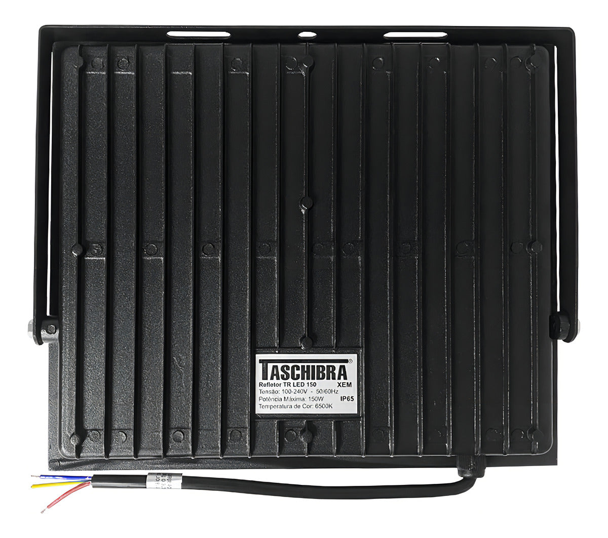 Refletor Led Slim 150w 6500k Bivolt Preto Taschibra - Thony Ferragem