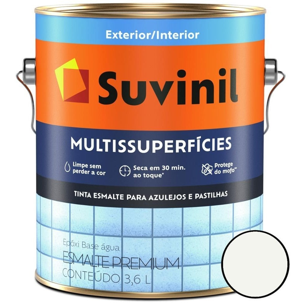 Tinta Epóxi Para Cozinhas E Banheiros Branco 3,6l Suvinil - Thony Ferragem