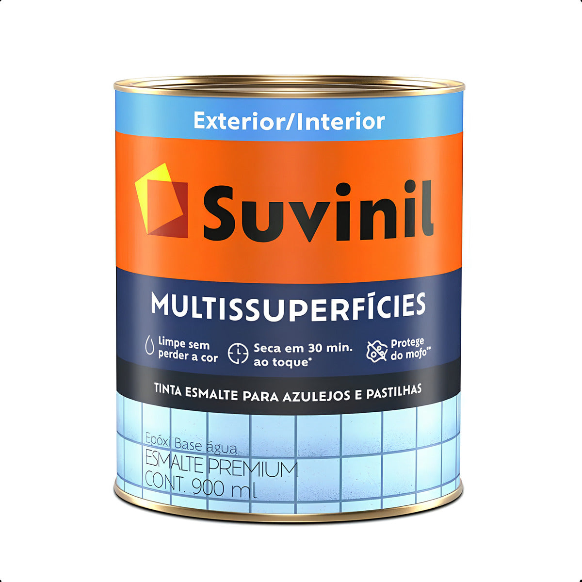 Tinta Epóxi Para Cozinhas E Banheiros Branco 900ml Suvinil - Thony Ferragem