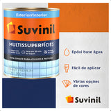 Tinta Epóxi Para Cozinhas E Banheiros Branco 900ml Suvinil - Thony Ferragem