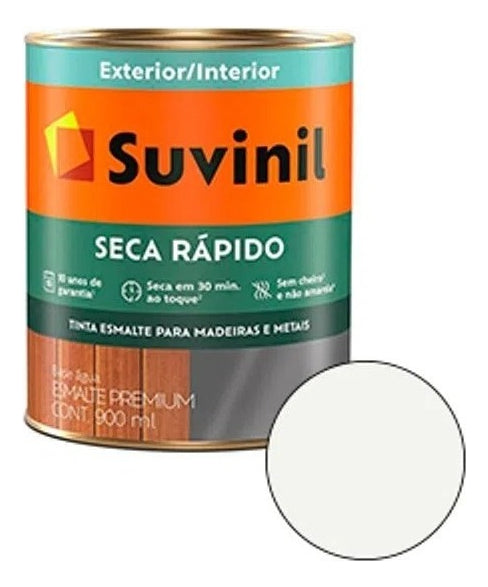 Tinta Esmalte B. Agua Brilhante Seca Rap Br 0.9l Suvinil - Thony Ferragem