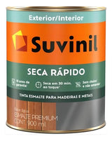 Esmalte Seca Rapido Acetinado Branco 0,9L Suvinil - Thony Ferragem