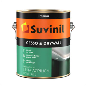 Tinta P/ Gesso Branco 3.6lts Suvinil - Thony Ferragem