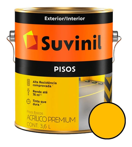 Tinta Piso Amarelo 3.6lts Suvinil - Thony Ferragem