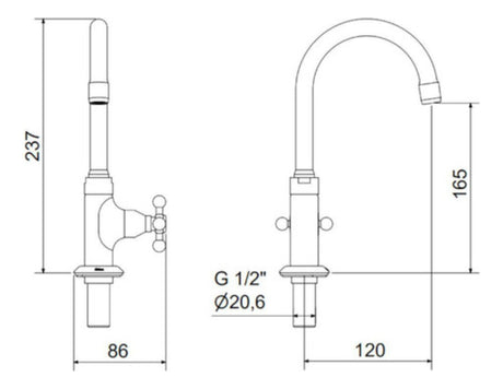 Torneira De Balcão Lavatório 1190 C 21 Supernova Meber - Thony Ferragem