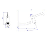 Torneira De Parede Lavatório Clinica Link Cromado Deca - Thony Ferragem