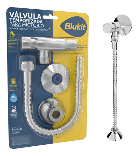 Valvula Descarga Mictorio 0,30cm Blukit - Thony Ferragem