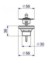 Válvula para Lavatório 1602C Deca - Thony Ferragem