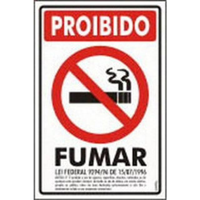 Placa Proibido Fumar  20x30cm - Thony Ferragem