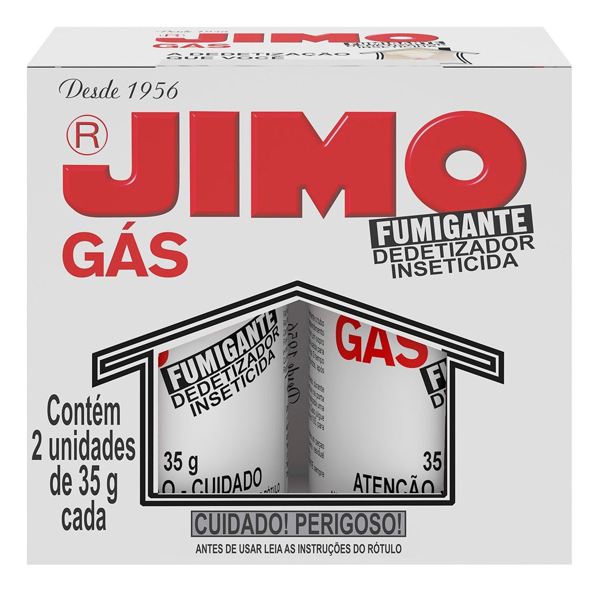 Gas Fumigante C/ 2 Tubos Jimo