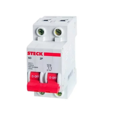 DISJUNTOR BIPOLAR 16A CURVA C STECK - Thony Ferragem