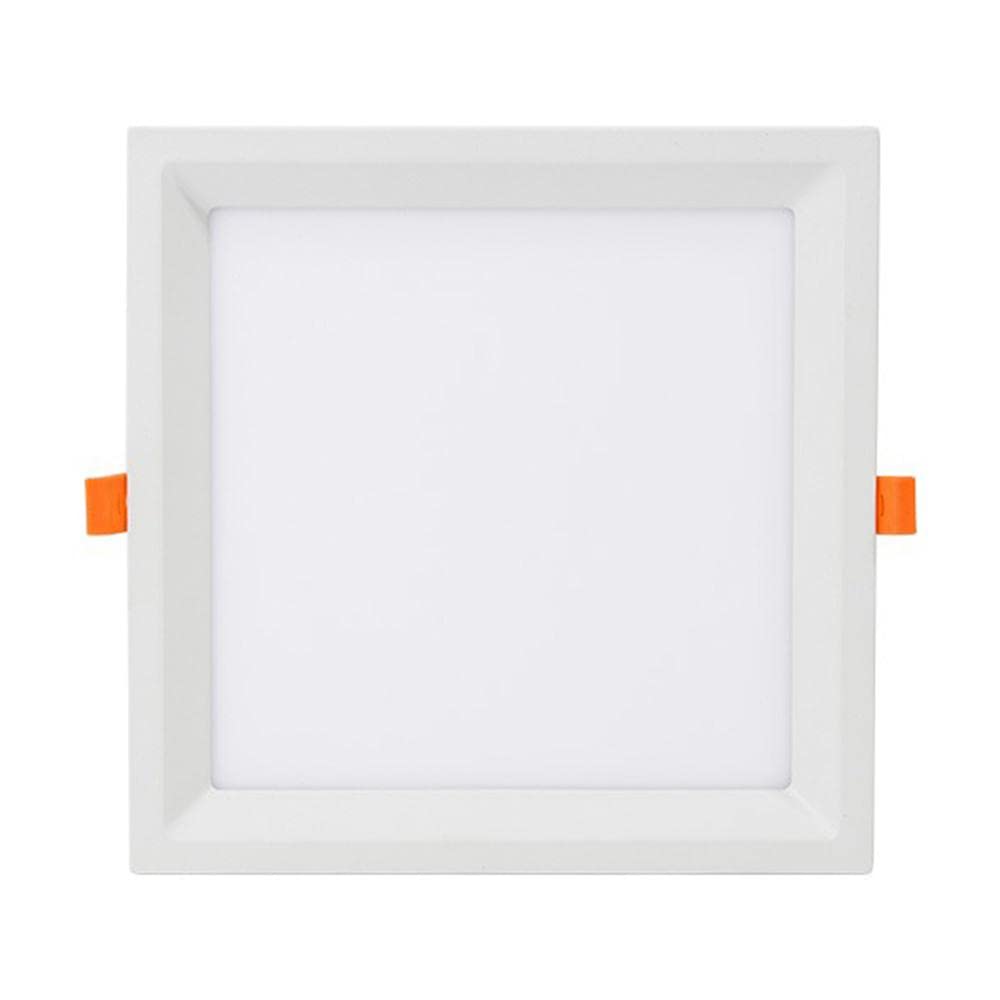 Painel Led 12w Quadrado Embutir 6500k Recuado Taschibra