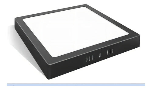 Painel De Led Quadrado Sobrepor 18w Preto 3000k Taschibra - Thony Ferragem
