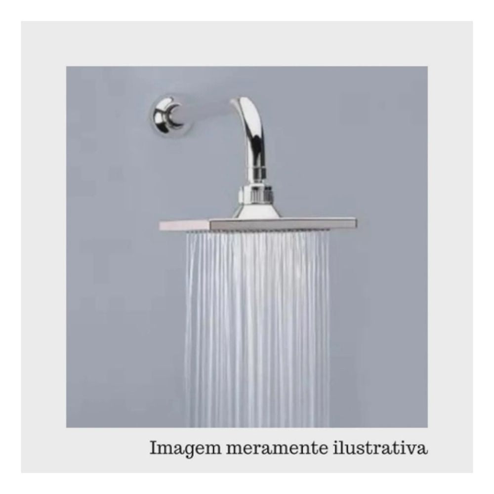Chuveiro Articulado Quadrado 160mm Jackwal