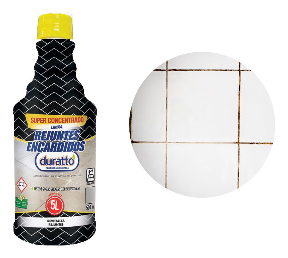 Limpa Rejunte Encardido Duratto 500ml Limpador Concentrado