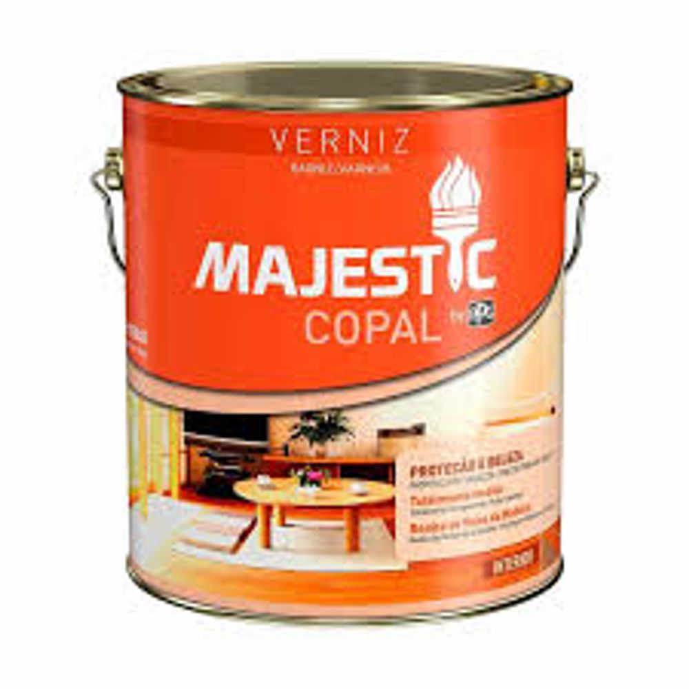 ESMALTE VERNIZ COPAL MAJESTIC BRILHO INCOLOR 3,6L PPG