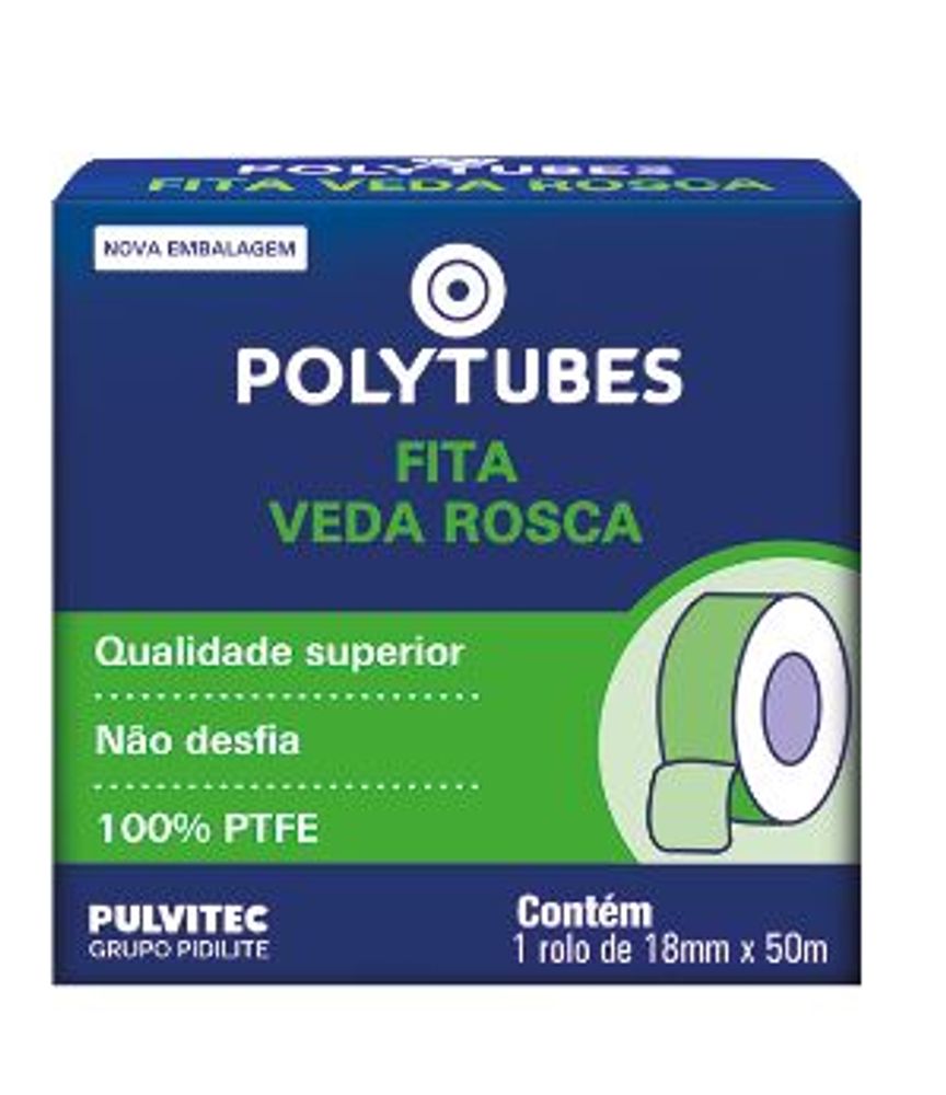 FITA VEDA ROSCA POLYTUBES 18MMX50M - Thony Ferragem
