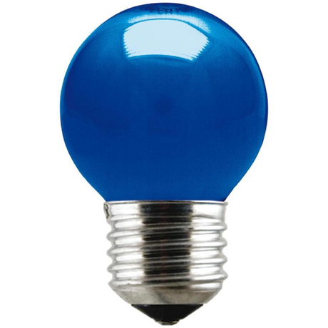 Lampada Incandescente Bolinha Azul 15w 220v - Thony Ferragem