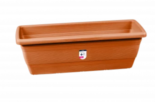 Floreira Jardim Plastico 50cm Ocre - Thony Ferragem