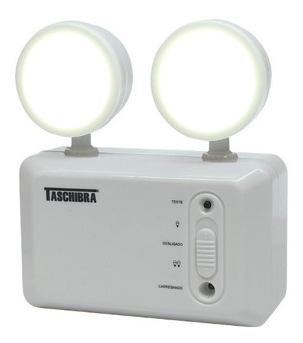 Bloco Autônomo Emergência 2 Farol Led 250lm  Bivolt Taschibra - Thony Ferragem