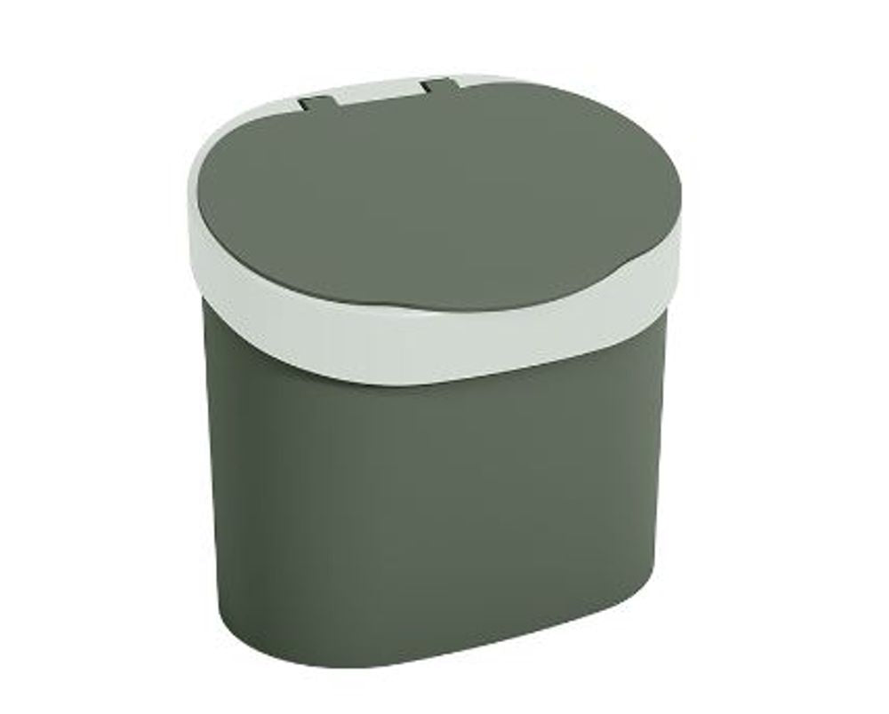 Lixeira com Tampa 4L Verde Amazon/Eco Coza