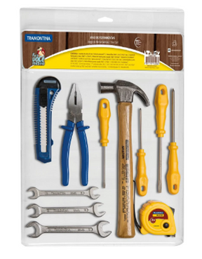 Kit de Ferramentas com 11 Peças Tramontina - Thony Ferragem