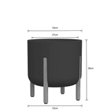 VASO CILINDRICO DECORE 33 CHUMBO JAPI - Thony Ferragem