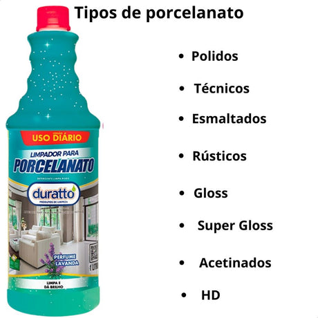 LIMPADOR PARA PORCELANATO USO DIARIO 1LT - Thony Ferragem