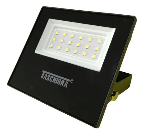 Refletor TR Led 20W Slim 6500K Preto Taschibra - Thony Ferragem