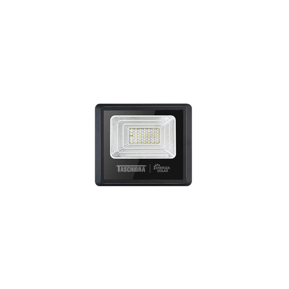 Refletor Led Solar TR Sun 25W Preto 6500K Taschibra - Thony Ferragem
