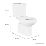 Bacia Para Caixa Acoplada Monte Carlo Branco Deca - Thony Ferragem