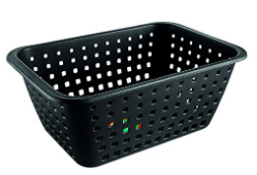Cesto Plastico Preto  Gg Ordene